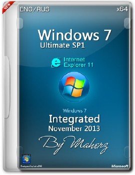 Windows 7 Ultimate SP1 x64 Integrated November 2013 By Maherz (ENG/RUS)