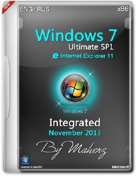 Windows 7 Ultimate SP1 x86 Integrated November 2013 By Maherz (ENG/RUS)