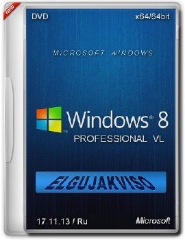 Windows 8 Pro x64 VL Elgujakviso Edition (v17.11.13) [Ru]