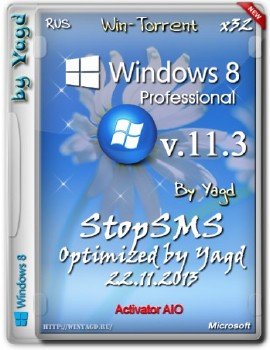 Windows 8 Enterprise StopSMS (x32) Optimized by Yagd v.11.3 [22.11.2013] [Rus]