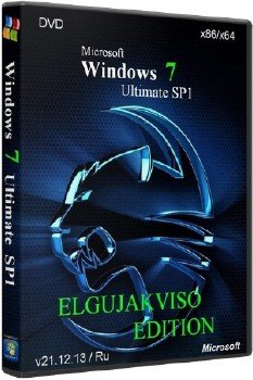 Windows 7 Ultimate SP1 x86/x64 Elgujakviso Edition (v21.12.13)