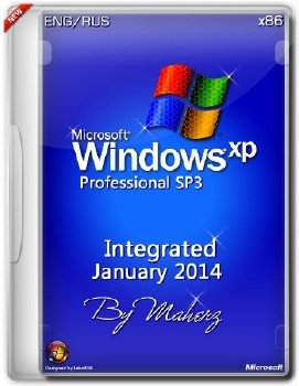Windows XP Pro SP3 x86 Integrated January 2014 By Maherz (ENG+RUS)   15.01.2014
