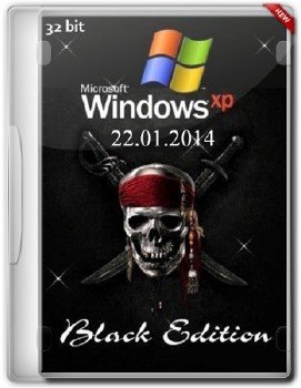 Windows XP Professional x86 SP3 Black Edition 22.01.2014 (ENG+RUS MUI+Language Packs)