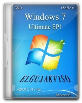 Windows 7 Ultimate SP1 Elgujakviso Edition v26.01.14 (x64) (2014) [Rus]
