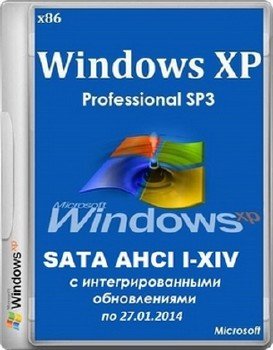 Microsoft Windows XP Professional 32 bit SP3 VL RU SATA AHCI I-XIV