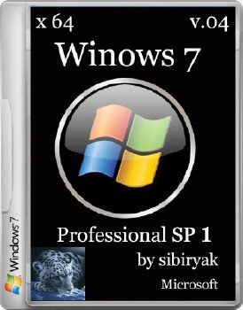 Windows 7 Professional SP1 by sibiryak v.04 (x64) (2014)