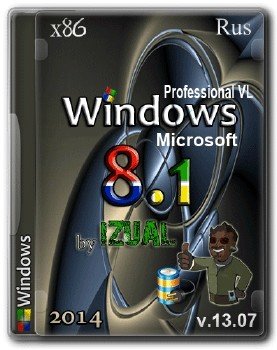 Windows 8.1 Professional by IZUAL Maximum v.13.07.14 (86) (2014) [Rus]