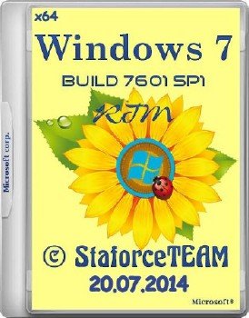 Windows 7 Build 7601 SP1 RTM StaforceTEAM 20.07.2014