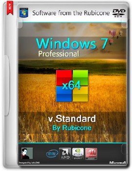 Windows 7 SP1 Professional x64 v.Standard by Rubicone [Ru]