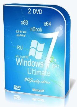 Windows 7 Ultimate Ru x86/x64 nBook IE11 by OVGorskiy 10.2014 2 DVD