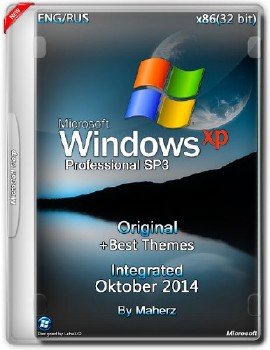 Windows XP Pro SP3 x86 Integrated Oktober 2014 By Maherz (ENG/RUS)