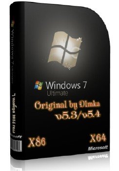 Windows 7 Ultimate SP1 by D1mka x86-x64 (2DVD)  7.11.2014 (Rus)