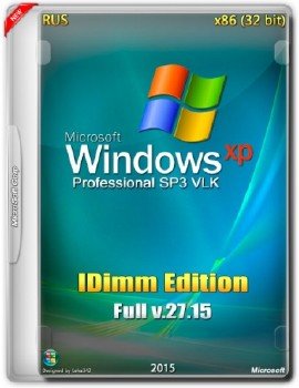 Windows XP SP3 IDimm Edition Full | Lite 27.15 (VLK) [Ru]