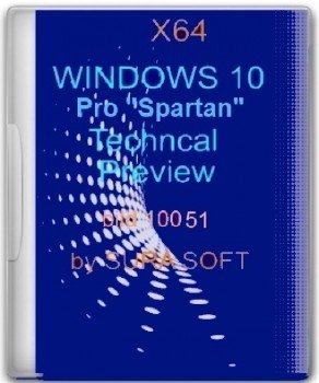 Windows 10 Pro Technical Preview 10.0.10051 by sura soft v.6.18.1