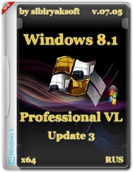 Windows 8.1 with Update 3 Professional VL by sibiryaksoft v.07.05 (64)