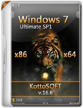 Windows 7 x86-x64 Ultimate KottoSOFT v.16.6