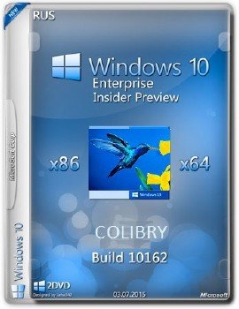 Microsoft Windows 10 Enterprise Insider Preview 10162 x86-x64 RU-RU COLIBRY