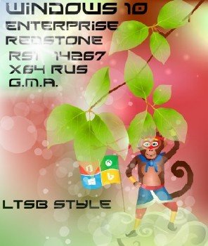 Windows 10 Enterprise x64 RUS Insider Preview Build 14267 G.M.A. LTSB Style