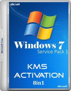 Windows 7 SP1 IE11+ RUS-ENG x86-x64 -8in1- KMS-activation v4 (AIO)