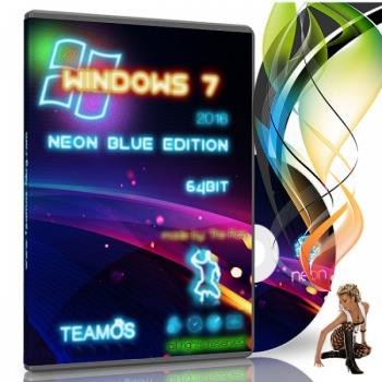 Windows 7 Neon Blue Edition 2015 X64 by TeamOS