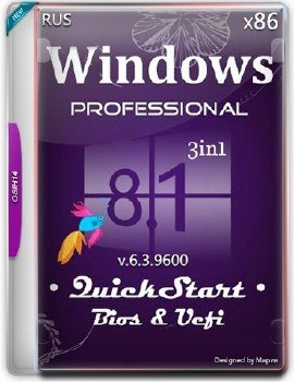 Windows 8.1 Professional x86 3in1 RU  QuickStart  Bios & Uefi