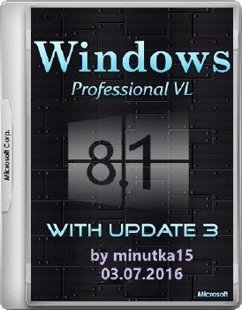 Windws 8.1 Professional VL with Update 3 + WSI by minutka15