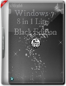 Windows 7 x86-x64 SP1 8 in 1 Black Edition Lite KottoSOFT