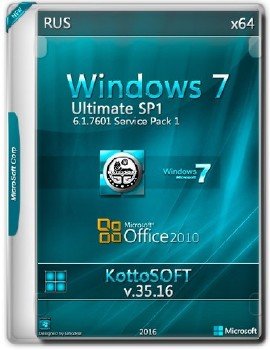 Windows 7 Ultimate SP1 Office 2010 by KottoSOFT