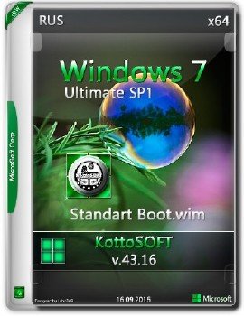 Windows 7  KottoSOFT(x64) [v.43] [Ru] [2016]