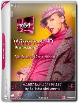 Windows 10 Pro 14393.187 (No Store-Optimized)(x64)