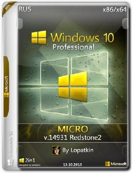 Windows 10 Pro 14946 rs2 x86-x64 RU BOX-MICRO