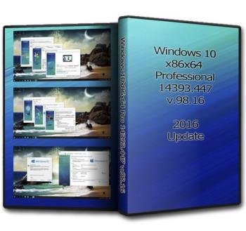 Windows 10x86x64 Pro 14393.447 v.98.16  (Uralsoft)