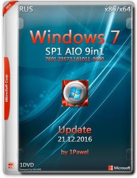 Windows 7 (x86-x64-9in1) update 21.12.2016 by 1Pawel [Ru]
