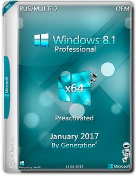Windows 8.1 Professional x64 OEM Jan2017 by Generation2