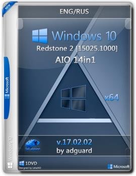 Windows 10 Redstone 2 [15025.1000] (x64) AIO [14in1]