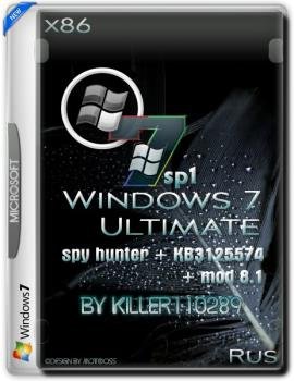Windows 7 Ultimate SP1 spy hunter + KB3125574 + mod 8.1 by killer110289