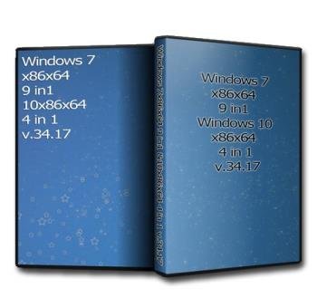  Windows 7x86x64 9 in1 &10x86x64 4 in 1 v.34.17