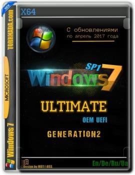 Windows 7 SP1 Ultimate OEM Generation2 (x64) (En/De/Ru/Ua) [23/04/2017]