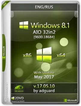 Windows 8.1 with Update [9600.18684] (x86-x64) AIO [32in2]