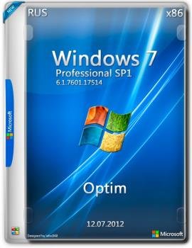  Windows 7 Professional SP1 ru x86 Optim