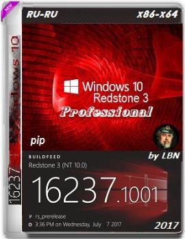 Windows 10 Pro 16237.1001 rs3 x86-x64 RU-RU PIP