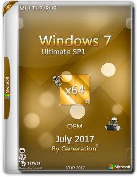 Windows 7 Ultimate SP1 x64 OEM July 2017 by Generation2 