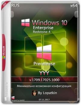 Windows 10 Enterprise 17025.1000 rs4 Prerelease x86-x64 RU-RU YYY
