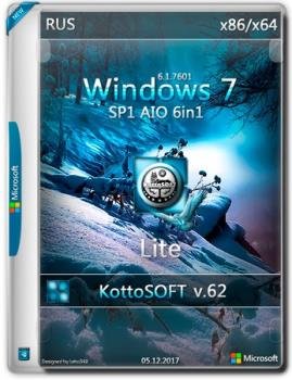  Windows 7 SP1 x86/x64 6in1 Lite KottoSOFT v.62