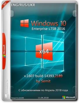 Windows 10 Enterprise LTSB 2016 14393.2189 x64