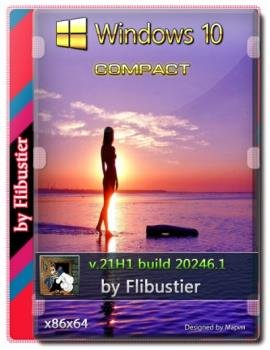  Windows 10  Flibustier 21H1 Compact [20246.1] (x64)