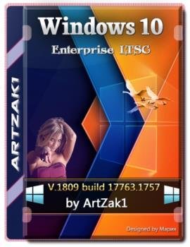 Windows 10   Enterprise Ltsc 17763.1757 by ArtZak1 (13.02.2021) (x64)