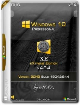 Windows 10 Professionalx64 XE v.4.2.4 by c400's  