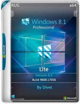 Windows 8.1    Pro (6.3.9600.17056) Lite x64 by Divet