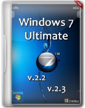 Windows 7 Ultimate SP1 32bit+64bit D1mka v.2.2 - v.2.3